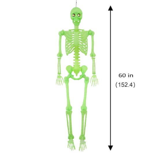 5ft. Glow-in-the-Dark Animated Skeleton by Ashland®